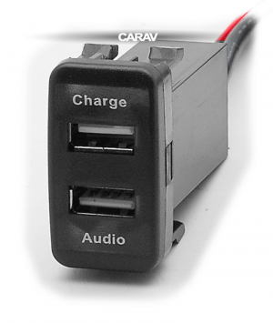 USB разъем в штатную заглушку для автомобилей Toyota / Lexus (Carav 17-103)