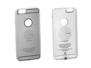 240000-21-01  Чехол для беспроводной зарядки Inbay для iPhone 6/6S silver